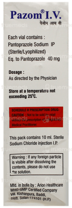 Pazom Iv Injection 1 Pazom Iv Injection 1